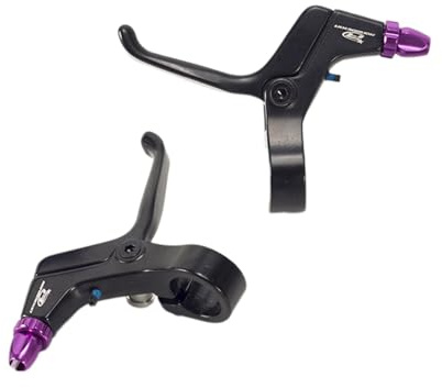 Ronyme Kids Brake Lever Kids Bike Brake Lever Set Handlebar Brakes Hand Brake Lever Short Grip Children Brake Levers,