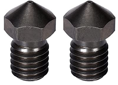 V6-Düse aus gehärtetem Stahl, V5 PEI PEEK, Kohlefaser, 1,75 mm, 0,4 mm Filament M6 for Titan-Hotend (Nr. 3964)