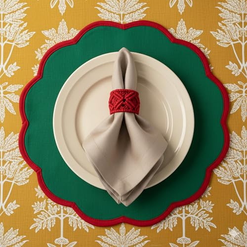 Seralino Stoffservietten 40x40 cm Beige Taupe (12er Set) aus 100% Bio-Baumwolle | Waschbare Stoff Servietten für Hochzeit, Taufe, Geburtstag & Weihnachten | Nachhaltige Tischservietten Elegant