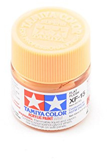 Tamiya 81715 - Acrylfarbe, Matt Fleisch, 10 ml, XF-15