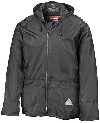 Result Regen-Anzug, Größe, (Regenset bestehend aus Jakcke und Hose), absolut wasserdicht, Farbe schwarz, lieferbar von Gr. S - XXL