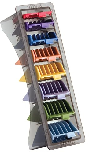 Wahl Professional Blistered 1-8 Cutting Guides, Color-Coded Clipper Guard Attachments, Durable and Easy to Use
