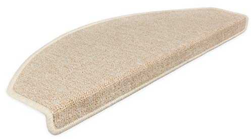 Kettelservice-Metzker Stufenmatten Treppen-Teppich Rambo 15er SparSet 17 Farben (-Beige-)