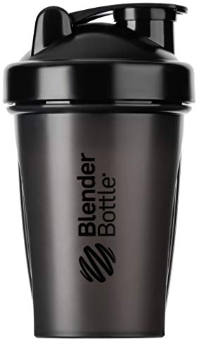 BlenderBottle Klassischer Shaker mit BlenderBall, ideal als Proteinshaker, Proteinshaker, Wasserflasche, Trinkflasche, BPA-frei, im Maßstab bis zu 400 ml,