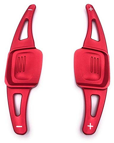H-Customs Schaltwippen Shift Paddle kompatibel mit Golf 7 (nicht GTI R GTD) Arteon Golf 8 T-Rock Rot