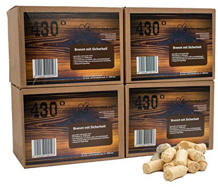 eLab 430° Öko Anzünder - 6 kg ca. 600 STK. - Kaminanzünder, Ofenanzünder, Grillanzünder, Brennholzanzünder, Premium-Holz & Wachs Anzündhilfe - Top Qualität