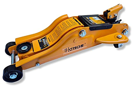 Partenopeautensili® CRICK per AUTO da 2.5 ton tonnellate CRIC a carrello sollevatore Pantografo con alzata max 330 mm by Hoteche (Crick 2.5 TON)