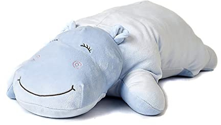 Uni-Toys - Cojín de Peluche (Azul Claro), ultrasuave - 60 cm (Longitud) - Peluche KI-45766 Azul