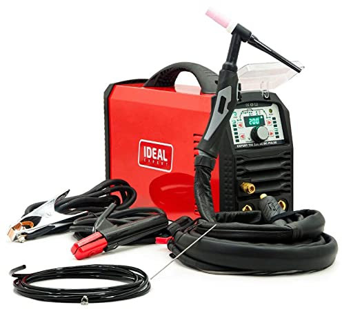 Ideal™ EXPERT TIG 220 WIG AC/DC Pulse 220 Amp svetsmaskin inverter aluminium rostfritt stål maskin