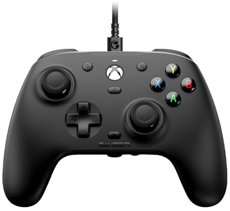 GameSir Wired Controller für Xbox One, G7 kabelgebundener Xbox Controller mit 3.5mm Audio, 2 austauschbare Faceplates, 4 Vibrationsmotoren, extrem niedrige Latenzzeit für Xbox One/Series X|S/PC