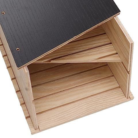 Fledermaus-Box, wasserdicht, winddicht, im Freien, Fledermaus-Haus, Holz, Doppelzimmer, umweltfreundlich, für den Hof