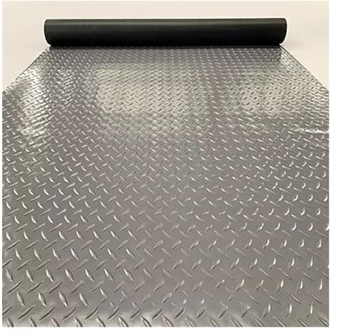 Revêtement de sol de garage commercial, tapis de sol de garage en PVC de 2,5 mm d'épaisseur, rouleaux de revêtement de sol en caoutchouc antidérapants imperméables, tapis en caoutchouc for sol de sall