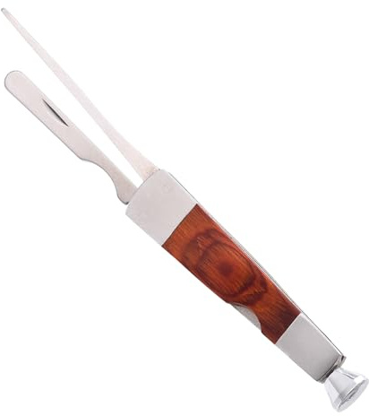 TITA-DONG 3-in-1-Tabakpfeifenreiniger, Edelstahl-Reibahlen-Pick-Tool, Reiniger-Tamper-Werkzeug, Edelstahl-Reibahlen, Tamper-Werkzeug, Schaber, Düsenreiniger, Tamper-Werkzeug-Set(#1)