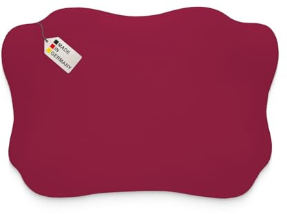 Dukal | Bezug passend für Glückstoff (Ergo) Orthopädisches Kissen | Zibroges Nackenkissen | DONAMA Memory Foam Kissen | 100% Baumwolle | Farbe: Burgund