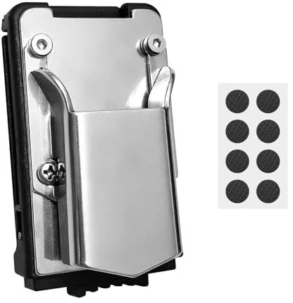 HnvPBbao Clip-on Werkzeug Gürtelclip akkuschrauberWerkzeuggürtelhalter werkzeuggu00FCrtel Clip 304 Edelstahl Werkzeughalter für Haken Clips Werkzeuge,für Akkuschrauber,Schlagschrauber,Maßband, Nagler