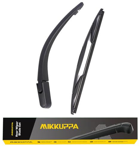 MIKKUPPA Heckscheibenwischer Kompatibel mit Citroen C1 05-16, Peugeot 107 05-16, Toyota Aygo 05-14, Scheibenwischer Hinten Wischerarm mit Wischerblätter, Länge: 300mm