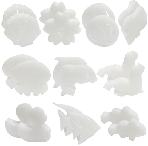 XIMEY Éponge d'Écume, Éponge Absorbant l’Huile, 20 Pièces Éponge Absorbante d'Huile, Eponge Piscine, Éponge Spa, Absorbeur d'Huile Spa pour Piscine, Spa et Bain à Remous