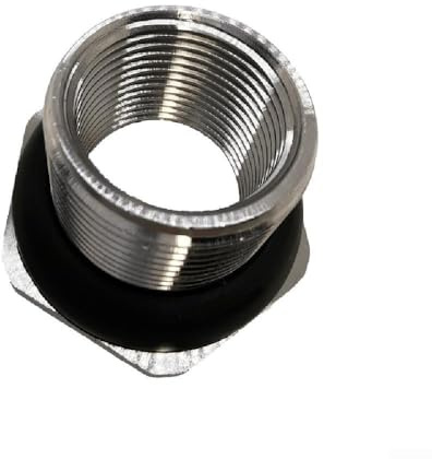 Raccord de réservoir de cloison sans soudure de 5,1 cm fabriqué en acier inoxydable 304 (1/2)
