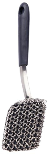 Cepillo de limpieza para barbacoa, cepillo para barbacoa, cepillo de limpieza para barbacoa de alto rendimiento, cepillo de cocina con mango largo, cepillo para barbacoa sin cerdas o opción de alambre