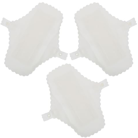 HONITANO Compresas de Algodón Reutilizables y Lavables para Menstruación Capa, Paquete de 3 Unidades, Toallas Sanitarias Transpirables para Mujeres