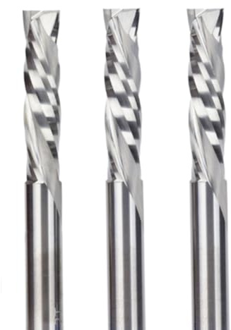 Ocnvlia Solid Carbide UP&Down Milling Cutter Solid Carbide Cutter for Melamine Double Veneer Board Hard Wood