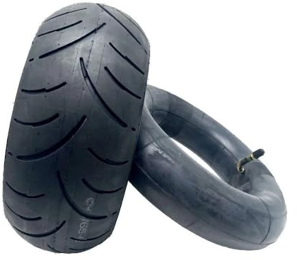 90/65-6 Pneumatic Tire, 11 Inch All Season Tubeless Tire Kit, Enhanced Traction & Puncture Resistance, for Electric Scooters, Go Karts