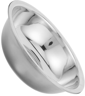 IMIKEYA Bassin de Bain de Pieds en Acier Inoxydable 201 Non Magnétique, Diamètre 36 CM, Bac Multifonctionnel Portable pour Pédicure, Spa et Relaxation à Domicile, Bain de Trempage