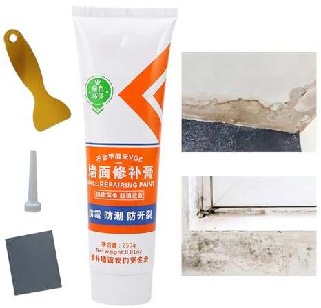 Pasta per Riparazione da Parete - Kit di Riparazione Crepe ad Asciugatura Rapida - Riempimento Per Muri In Gesso - Per Bagno Cucina Garage Seminterrato Camera Da Casa