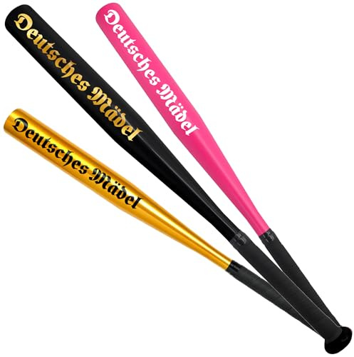 Baseballschläger Deutsches Mädel aus Aluminium - Solide verarbeitet - Rutschfester Griff - 26 Zoll Alu Softball Schläger