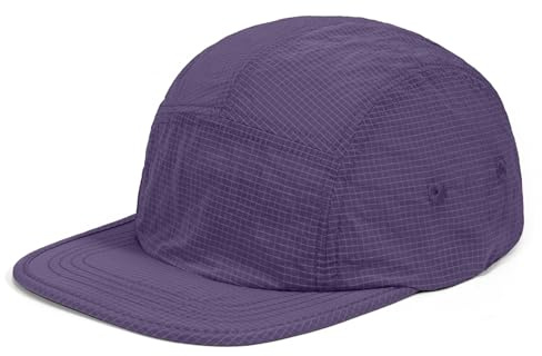 CLAPE Léger Casquette Baseball à 5 Panneaux Casquette Visière Plate | Réglable,Respirant,Flat Brim,Protection Solaire,Casquettes été pour Sport,Running,Golf,Randonnée,Outdoor