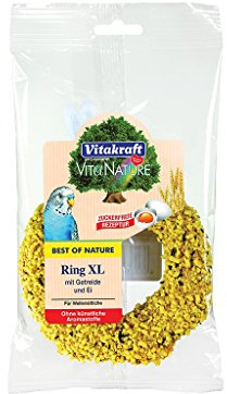 Vitakraft 1571260031 – Vita-Nature Ring Riegel für Wellensittiche, 70 g