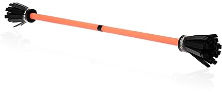 Play Juggling - Kit FLOWERSTICK Modell Tulip für Jonglieren mit enthaltenen Stäben - Jonglierwerkzeug, Lernspiele, Geschenkidee, Zirkus, Übungen, Partys, Geburtstag - Orange
