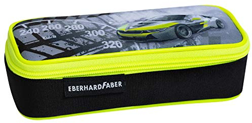 Eberhard Faber 577575 - Schlampermäppchen Race Car leer, Federmäppchen mit großem Hauptfach und Innentasche