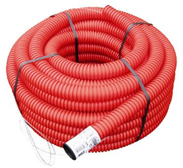 Gaine TPC rouge Ø 63 mm x 25 mètres