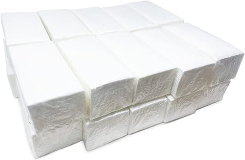 Toallas de Papel Secamanos Zig Zag Laminadas Doble Capa | Pack con 3000 Unidades (20 paquetes x 150 unidades)