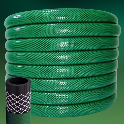 Gartenschlauch 1 Zoll Länge:20m 30m 50m Wasserschlauch Schlauch Grün Neu (1 Zoll, 50m)