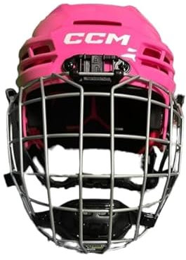 CCM Tacks 70 Helm Combo Junior, Größe:Junior, Farbe:Pink