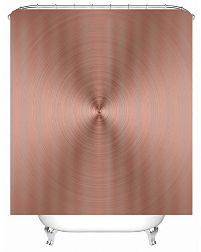 Cortina Ducha Y Alfombra De Baño Cortina De Ducha Originales Vórtice Cortina Baño Paisaje Cortina De Ducha Paraguas Polyester Marrón Ojales De Acero Inoxidable Y 12 Ganchos, 180X180Cm