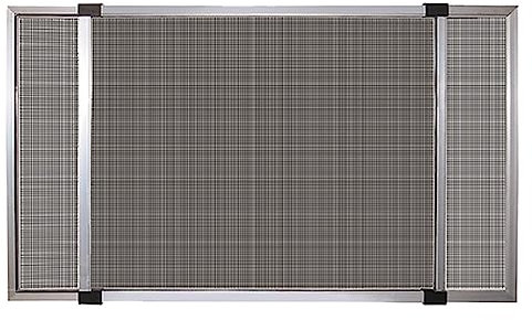 1PEZZO ZANZARIERA ESTENSIBILE cm 75 x 100 - avorio ral 1013