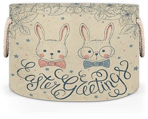 OKCELL - Feiern Sie Osterhasen-große Osterkörbe, personalisierte Osterkörbe, Katzen-, Hundespielzeugkorb, Truhe