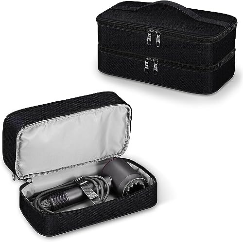 SITHON Reise Tasche für Dyson Supersonic Haartrockner | Doppellagige Tragetasche für Dyson Airwrap Styler und Corrale Haarglätter für Ionen Föhn AC Motor 1800W Haartrockner