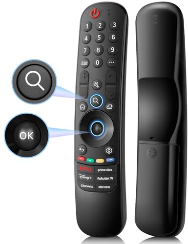 Telecomando-for-LG-Smart-TV, Universale-Magico-Telecomando-per-LG OLED QNED NanoCell 4K Smart TV (senza funzione vocale e senza puntatore)