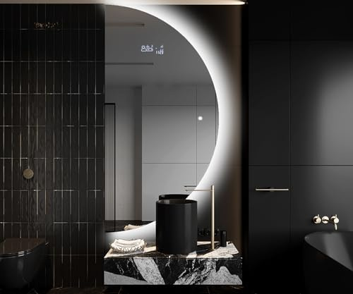 A ARTFORMA Specchio 75x150 cm OKRHA221 x58, LED, Illuminazione | su Misura, moderno specchi con illuminazione, retroilluminato, OKRHA221