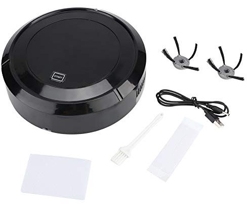 Robot Aspirador,Combinación De Robot Aspirador Y Trapeador 3 En 1,Barredora Doméstica Automática Inteligente Con Carga USB Con Inicio Con Un Botón E Indicación De Luz,Aspiradoras Robóticas Para El Hog