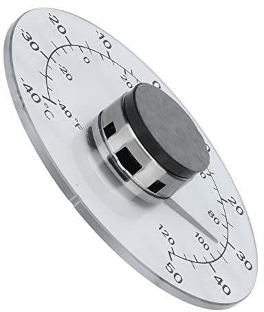 Thermomètre de Fenêtre Transparent, étanche, Facile à Installer, Portable, Large Portée