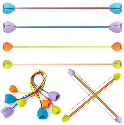 4 Set Silikon Stricknadelstopper, 2-6mm/6.5-12mm Punktschutz, Strickzubehör, Praktische Strickwerkzeuge, bunte Stricknadeln, Maschenstopper, für Stricknadeln, Nadelspitzen Stopper zum Stricken