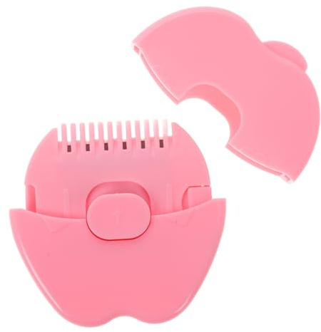 Peigne Bébé Rose en Plastique pour Coupe Frange et Mèches | Usage Maison ou Salon, Design Multifonction, Prise en Main Confortable, Finition Soignée
