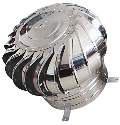 Cappottino in acciaio inox 304 per tettuccio della turbina, resistente alle intemperie, mantiene i detriti fuori, ideale per ventilatori di ventilazione