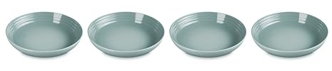 Le Creuset Set mit 4 Pastaschalen aus Steingut, je 21,6 cm, Meersalz