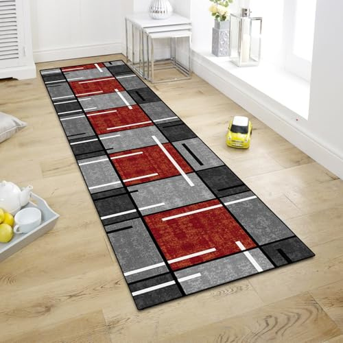 WTHYGB Teppich Läufer Flur, Küchenläufer 80x200cm rutschfest Waschbar